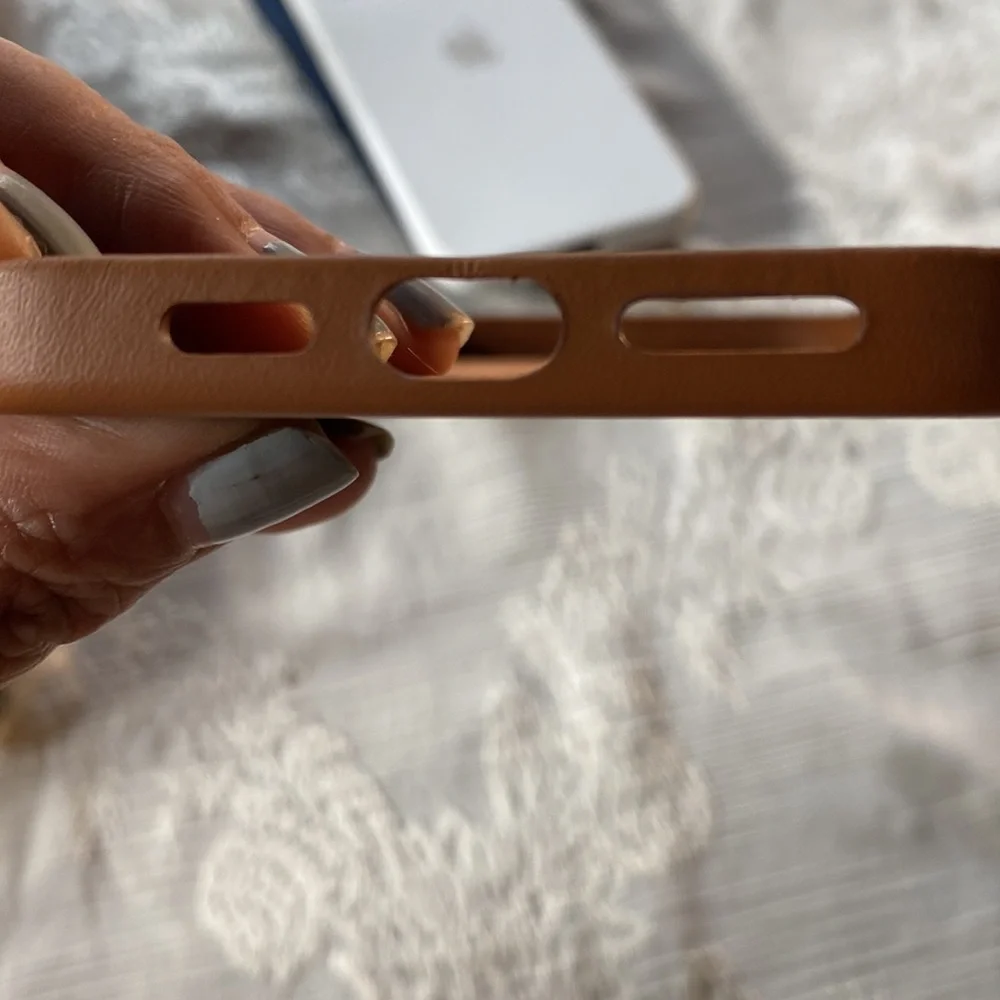 iPhone case for 12/12 pro Max iPhone in a pretty Saddle Brown color! - Picture 3 of 6